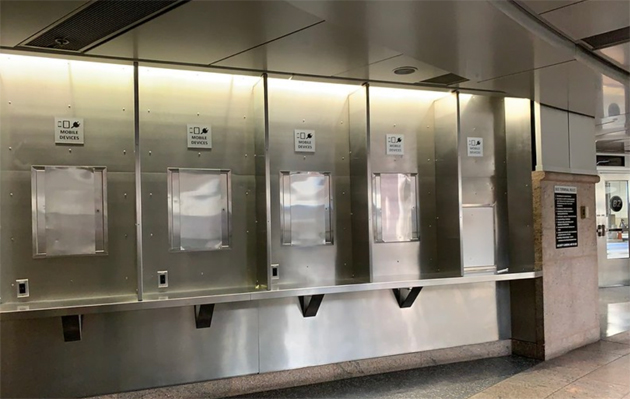 Pay phones redone as mobile-device stations